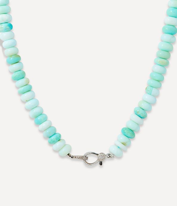 Colar la fontelina beads de opala verde 2